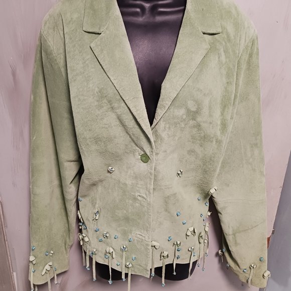 Victor Costa Jackets & Blazers - Victor Costa Suede Jacket
